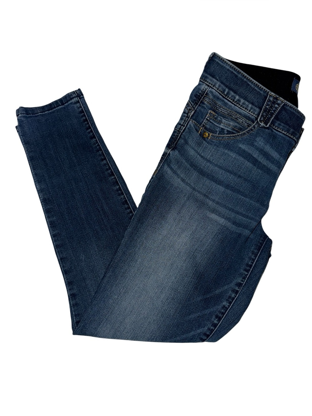 Democracy Ab Solution High Rise Jegging Jeans Size 2 Blue Stretch Skinny - Picture 7 of 7